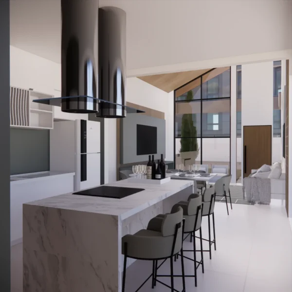 Planta Pronta | 3 Quartos sendo uma Suíte com Closet | GM-002 - Imagem 3