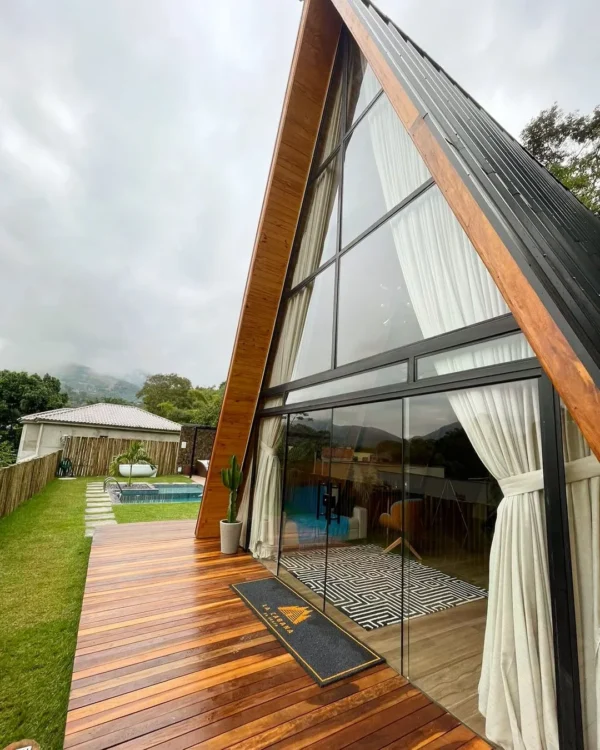 Planta de chalé baixo custo