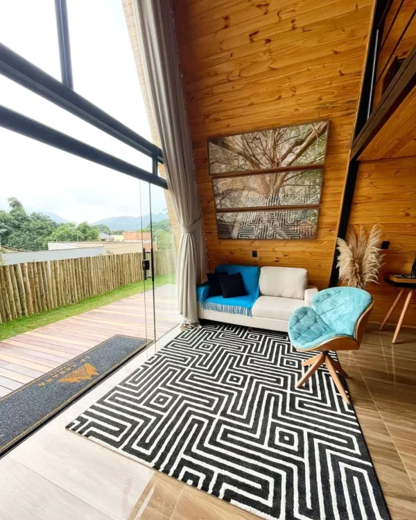 Planta de chalé baixo custo