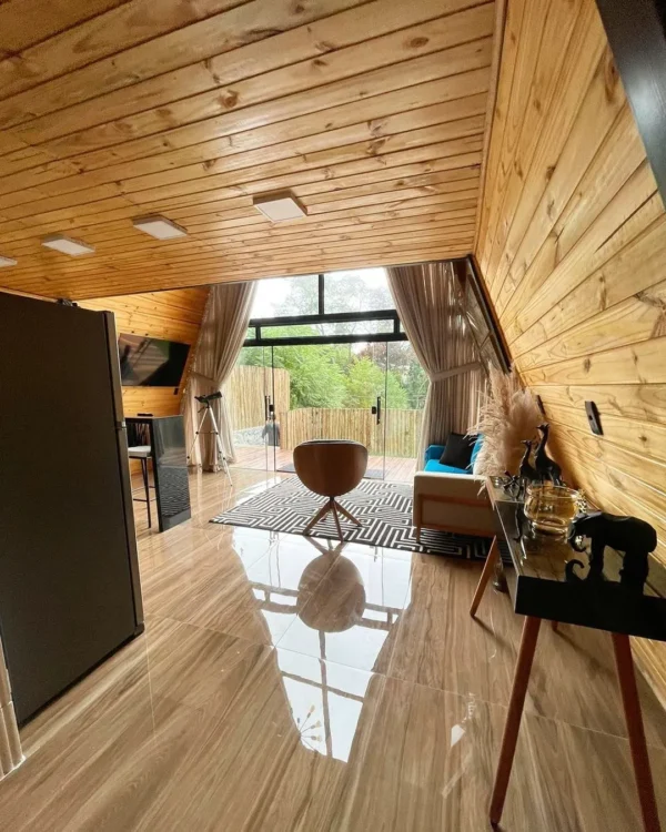 Planta de chalé baixo custo