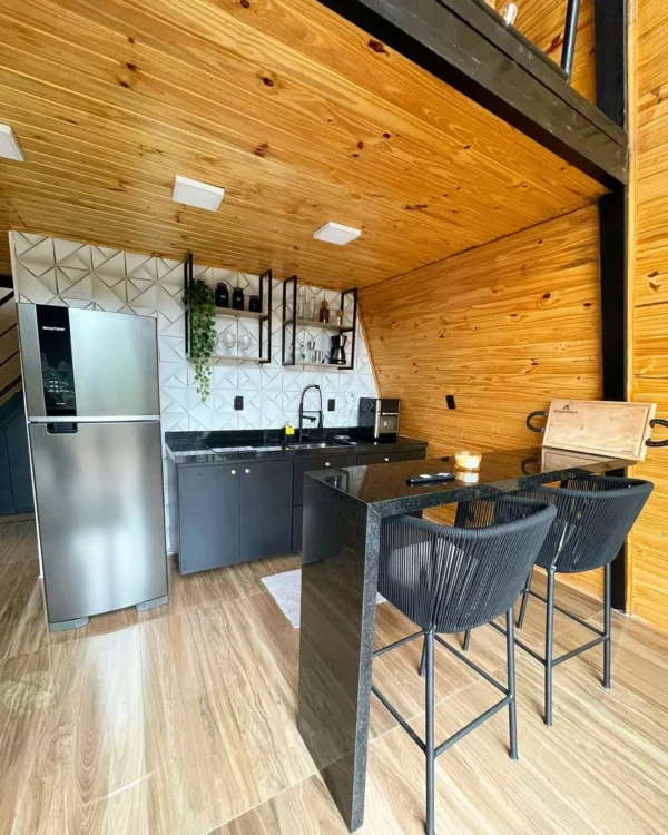 Planta de chalé baixo custo