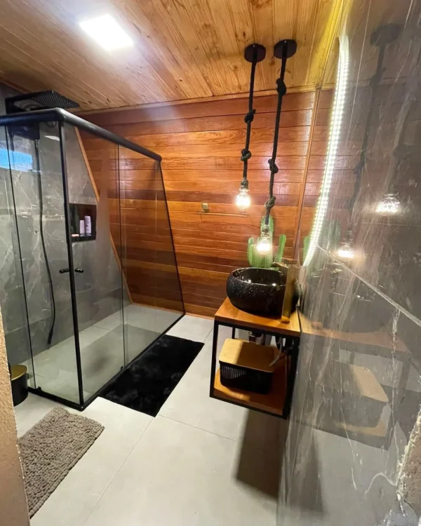 Planta de chalé baixo custo