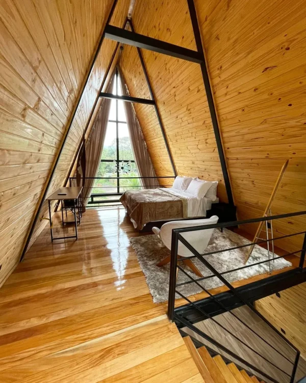 Planta de chalé baixo custo