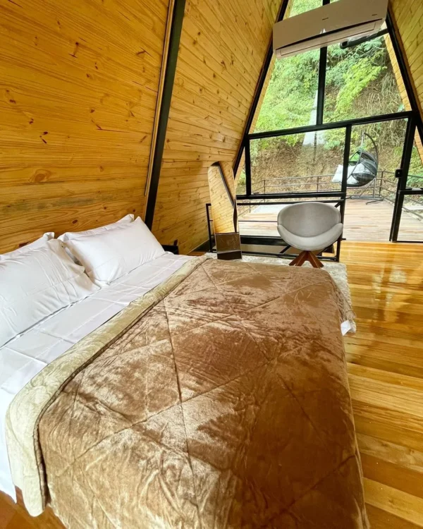 Planta de chalé baixo custo