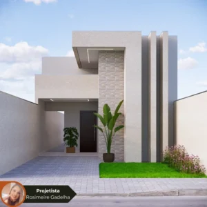 Planta de Casa 2 Quartos 1 Suíte _ RG-005
