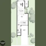 Planta de Sobrado 3 Quartos com Garagem | GM-016 - Imagem 6