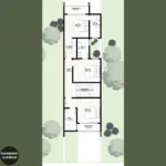 Planta de Sobrado 3 Quartos com Garagem | GM-016 - Imagem 5