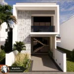 Planta de Sobrado 3 Quartos e Closet