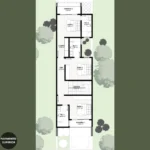 Planta de Sobrado 3 Quartos e Closet | GM-012 - Imagem 5