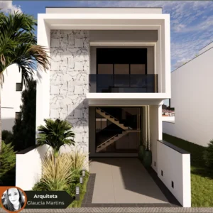 Planta de Sobrado 3 Quartos e Closet