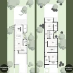 Planta de Sobrado 3 Quartos e Closet | GM-012 - Imagem 3