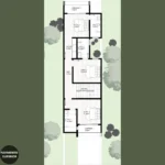 Planta de Sobrado para Terreno 5m de Frente | GM-015 - Imagem 5