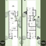 Planta de Sobrado para Terreno 5m de Frente | GM-015 - Imagem 3