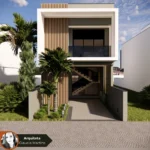 Planta de Sobrado para Terreno 5x25m
