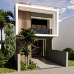 Planta de Sobrado para Terreno 5x25m | GM-013 - Imagem 2