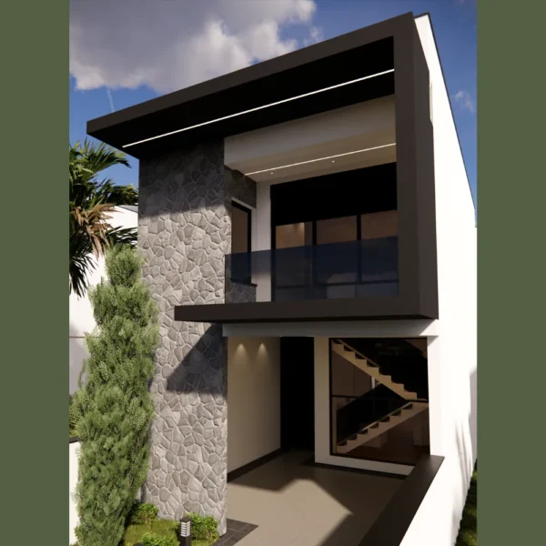 Projeto de Sobrado com 3 Suítes | GM-010 - Imagem 6