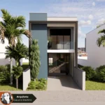 Projeto de Sobrado Compacto Funcional GM-017