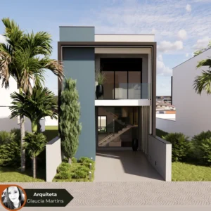 Projeto de Sobrado Compacto Funcional GM-017