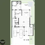 Projeto de Sobrado Moderno com 4 Quartos