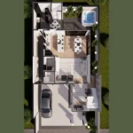 Planta de Sobrado Moderno com 4 Quartos | GM-024 - Imagem 5