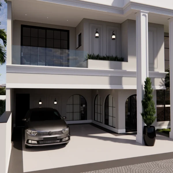 Planta de Sobrado Moderno com 4 Quartos | GM-024 - Imagem 7
