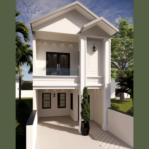 Projeto de Sobrado Otimizado com 3 Suítes | GM-022 - Imagem 6
