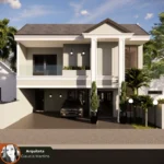 Planta de Sobrado com 4 Quartos | GM-023