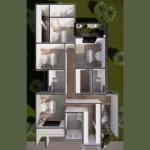 Planta de Sobrado com 4 Quartos | GM-023 - Imagem 5