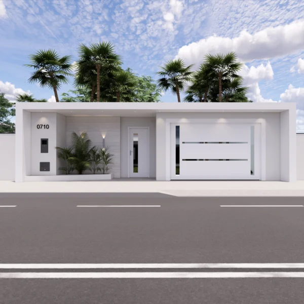 Fachada de Muro Contemporâneo