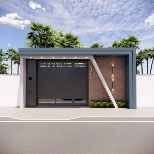 Fachada de Muro Sofisticado