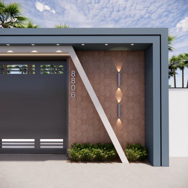 Fachada de Muro Sofisticado