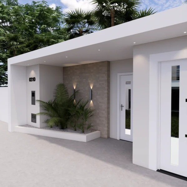 Projeto de Fachada de Muro